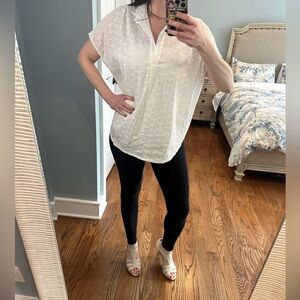 White Eyelet blouse